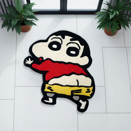 Playful Shinchan Rug